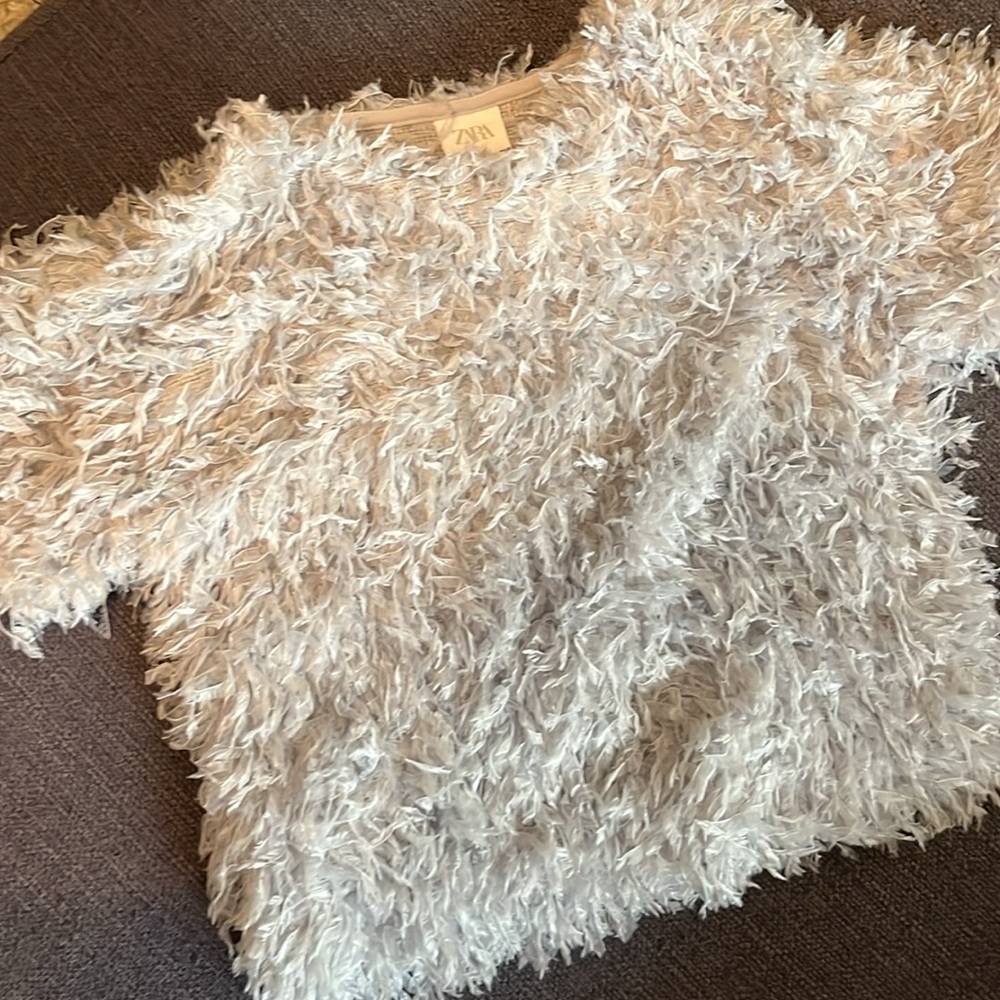Zara Girls Fringe Top